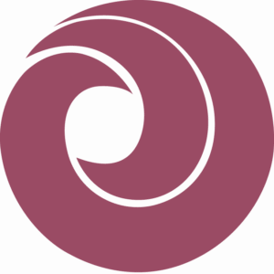 Logo des Hospizvereins: eine Art Schnecke