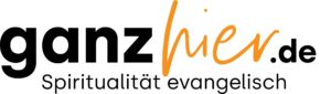 Logo der Website www.ganzhier.de - Spiritualität evangelisch